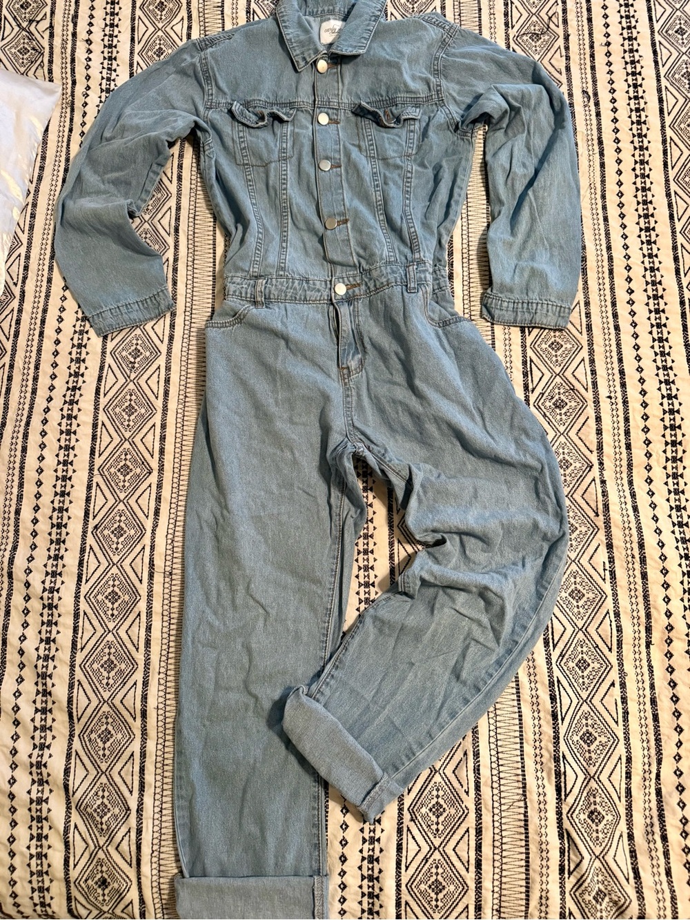 CJLA Light Wash Denim Jumpsuit